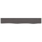 vidaXL Ripiano Muro Grigio Scuro 80x10x4 cm Massello Rovere Trattato
