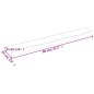 vidaXL Ripiano Muro Grigio Scuro 80x10x4 cm Massello Rovere Trattato
