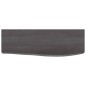 vidaXL Ripiano Muro Grigio Scuro 60x20x6 cm Massello Rovere Trattato vidaXL Ripiano Muro Grigio Scuro 60x20x6 cm Massello Rovere Trattato