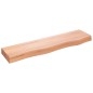 vidaXL Ripiano Muro Marrone Chiaro 80x20x6 cm Massello Rovere Trattato vidaXL Ripiano Muro Marrone Chiaro 80x20x6 cm Massello Rovere Trattato