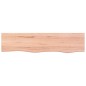 vidaXL Ripiano Muro Marrone Chiaro 80x20x6 cm Massello Rovere Trattato vidaXL Ripiano Muro Marrone Chiaro 80x20x6 cm Massello Rovere Trattato