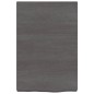 vidaXL Ripiano Muro Grigio Scuro 40x60x6 cm Massello Rovere Trattato vidaXL Ripiano Muro Grigio Scuro 40x60x6 cm Massello Rovere Trattato