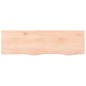 vidaXL Ripiano a Parete 100x30x4 cm Legno Massello Rovere Non Trattato vidaXL Ripiano a Parete 100x30x4 cm Legno Massello Rovere Non Trattato
