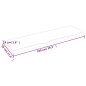 vidaXL Ripiano a Parete 100x30x4 cm Legno Massello Rovere Non Trattato vidaXL Ripiano a Parete 100x30x4 cm Legno Massello Rovere Non Trattato