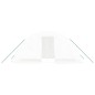vidaXL Serra con Telaio in Acciaio Bianco 10 m² 5x2x2,3 m vidaXL Serra con Telaio in Acciaio Bianco 10 m² 5x2x2,3 m