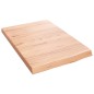 vidaXL Ripiano Muro Marrone 40x60x(2-4) cm Massello Rovere Trattato vidaXL Ripiano Muro Marrone 40x60x(2-4) cm Massello Rovere Trattato