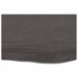 vidaXL Ripiano Muro Grigio Scuro 60x40x2 cm Massello Rovere Trattato vidaXL Ripiano Muro Grigio Scuro 60x40x2 cm Massello Rovere Trattato