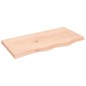 vidaXL Ripiano a Parete 80x40x4 cm Legno Massello Rovere Non Trattato vidaXL Ripiano a Parete 80x40x4 cm Legno Massello Rovere Non Trattato