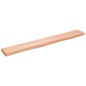vidaXL Ripiano Muro Marrone Chiaro 80x10x2 cm Massello Rovere Trattato vidaXL Ripiano Muro Marrone Chiaro 80x10x2 cm Massello Rovere Trattato