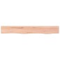 vidaXL Ripiano Muro Marrone Chiaro 80x10x2 cm Massello Rovere Trattato vidaXL Ripiano Muro Marrone Chiaro 80x10x2 cm Massello Rovere Trattato