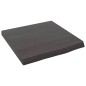 vidaXL Ripiano Muro Grigio Scuro 40x40x4 cm Massello Rovere Trattato vidaXL Ripiano Muro Grigio Scuro 40x40x4 cm Massello Rovere Trattato