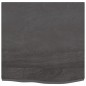 vidaXL Ripiano Muro Grigio Scuro 60x60x4 cm Massello Rovere Trattato vidaXL Ripiano Muro Grigio Scuro 60x60x4 cm Massello Rovere Trattato