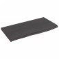 vidaXL Ripiano Muro Grigio Scuro 60x30x2 cm Massello Rovere Trattato vidaXL Ripiano Muro Grigio Scuro 60x30x2 cm Massello Rovere Trattato