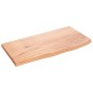 vidaXL Ripiano Muro Marrone Chiaro 60x30x2 cm Massello Rovere Trattato vidaXL Ripiano Muro Marrone Chiaro 60x30x2 cm Massello Rovere Trattato