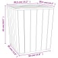 vidaXL Tavolo da Giardino con Coperchio Rimovibile Polipropilene Nero vidaXL Tavolo da Giardino con Coperchio Rimovibile Polipropilene Nero