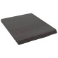 vidaXL Ripiano Muro Grigio Scuro 40x50x4 cm Massello Rovere Trattato vidaXL Ripiano Muro Grigio Scuro 40x50x4 cm Massello Rovere Trattato