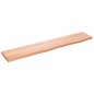 vidaXL Ripiano Muro Marrone Chiaro 100x20x2cm Massello Rovere Trattato vidaXL Ripiano Muro Marrone Chiaro 100x20x2cm Massello Rovere Trattato