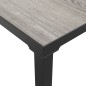 vidaXL Tavolino da Giardino Grigio 55x55x31 cm DPC e Acciaio vidaXL Tavolino da Giardino Grigio 55x55x31 cm DPC e Acciaio