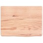 vidaXL Ripiano Muro Marrone Chiaro 40x30x6 cm Massello Rovere Trattato vidaXL Ripiano Muro Marrone Chiaro 40x30x6 cm Massello Rovere Trattato