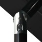 Ombrellone a 3 Livelli con Palo in Alluminio Nero 3,5 m Ombrellone a 3 Livelli con Palo in Alluminio Nero 3,5 m