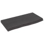 vidaXL Ripiano Muro Grigio Scuro 60x30x4 cm Massello Rovere Trattato vidaXL Ripiano Muro Grigio Scuro 60x30x4 cm Massello Rovere Trattato