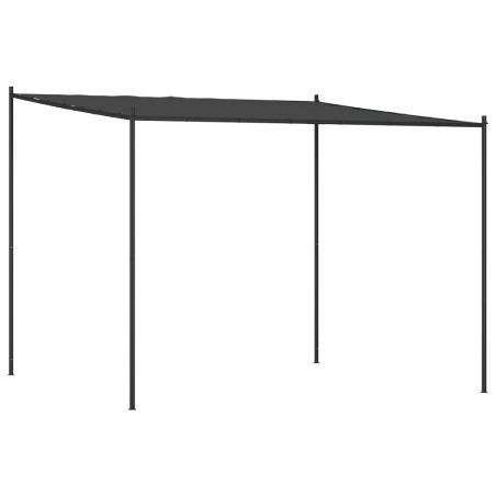 vidaXL Gazebo Antracite 3x3 m 180 g/m² Tessuto e Acciaio