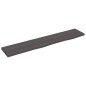 vidaXL Ripiano Muro Grigio Scuro 100x20x2 cm Massello Rovere Trattato vidaXL Ripiano Muro Grigio Scuro 100x20x2 cm Massello Rovere Trattato