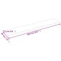 vidaXL Ripiano Muro Grigio Scuro 100x20x2 cm Massello Rovere Trattato vidaXL Ripiano Muro Grigio Scuro 100x20x2 cm Massello Rovere Trattato