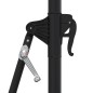 Ombrellone a Muro con LED e Palo in Metallo 300 cm Sabbia Ombrellone a Muro con LED e Palo in Metallo 300 cm Sabbia