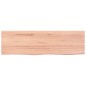 vidaXL Ripiano Muro Marrone Chiaro 100x30x6cm Massello Rovere Trattato vidaXL Ripiano Muro Marrone Chiaro 100x30x6cm Massello Rovere Trattato