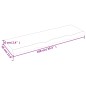 vidaXL Ripiano Muro Marrone Chiaro 100x30x6cm Massello Rovere Trattato vidaXL Ripiano Muro Marrone Chiaro 100x30x6cm Massello Rovere Trattato