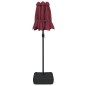 vidaXL Ombrellone a Doppia Testa Rosso Bordeaux 316x240 cm vidaXL Ombrellone a Doppia Testa Rosso Bordeaux 316x240 cm