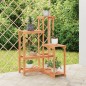 vidaXL Portafiori 62,5x61,5x101,5 cm in Legno Massello di Abete vidaXL Portafiori 62,5x61,5x101,5 cm in Legno Massello di Abete