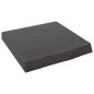 vidaXL Ripiano Muro Grigio Scuro 40x40x6 cm Massello Rovere Trattato vidaXL Ripiano Muro Grigio Scuro 40x40x6 cm Massello Rovere Trattato