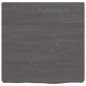 vidaXL Ripiano Muro Grigio Scuro 40x40x6 cm Massello Rovere Trattato vidaXL Ripiano Muro Grigio Scuro 40x40x6 cm Massello Rovere Trattato