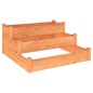vidaXL Fioriera Rialzata Giardino Marrone 120x120x56 cm Massello Abete vidaXL Fioriera Rialzata Giardino Marrone 120x120x56 cm Massello Abete