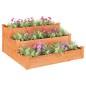 vidaXL Fioriera Rialzata Giardino Marrone 120x120x56 cm Massello Abete vidaXL Fioriera Rialzata Giardino Marrone 120x120x56 cm Massello Abete