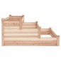 vidaXL Fioriera Rialzata da Giardino 120x120x56cm Legno Massello Abete