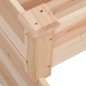 vidaXL Fioriera Rialzata da Giardino 120x120x56cm Legno Massello Abete