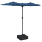 vidaXL Ombrellone a Doppia Testa Azzurro 316x240 cm vidaXL Ombrellone a Doppia Testa Azzurro 316x240 cm