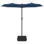 vidaXL Ombrellone a Doppia Testa Azzurro 316x240 cm vidaXL Ombrellone a Doppia Testa Azzurro 316x240 cm