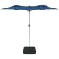 vidaXL Ombrellone a Doppia Testa Azzurro 316x240 cm vidaXL Ombrellone a Doppia Testa Azzurro 316x240 cm