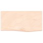 vidaXL Ripiano a Parete 60x30x2 cm Legno Massello Rovere Non Trattato