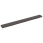 vidaXL Ripiano Muro Grigio Scuro 100x10x2 cm Massello Rovere Trattato vidaXL Ripiano Muro Grigio Scuro 100x10x2 cm Massello Rovere Trattato