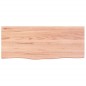vidaXL Ripiano Muro Marrone Chiaro 100x40x2cm Massello Rovere Trattato vidaXL Ripiano Muro Marrone Chiaro 100x40x2cm Massello Rovere Trattato
