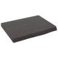 vidaXL Ripiano Muro Grigio Scuro 40x30x4 cm Massello Rovere Trattato vidaXL Ripiano Muro Grigio Scuro 40x30x4 cm Massello Rovere Trattato