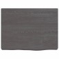 vidaXL Ripiano Muro Grigio Scuro 40x30x4 cm Massello Rovere Trattato vidaXL Ripiano Muro Grigio Scuro 40x30x4 cm Massello Rovere Trattato