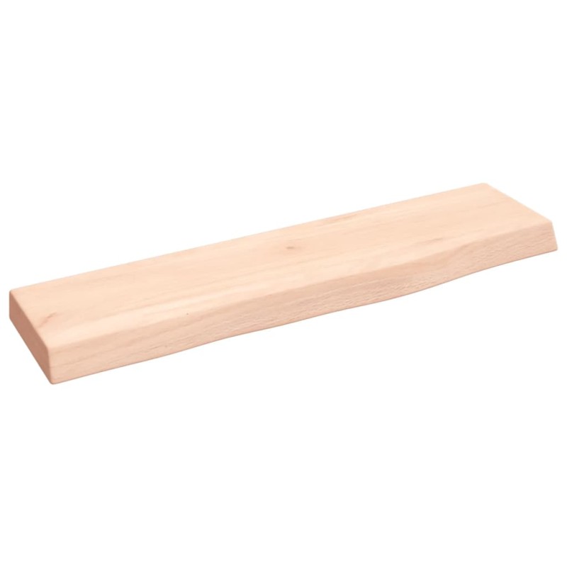 vidaXL Ripiano a Parete 40x10x2 cm Legno Massello Rovere Non Trattato vidaXL Ripiano a Parete 40x10x2 cm Legno Massello Rovere Non Trattato