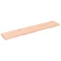 vidaXL Ripiano a Parete 100x20x2 cm Legno Massello Rovere Non Trattato