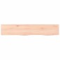 vidaXL Ripiano a Parete 100x20x2 cm Legno Massello Rovere Non Trattato